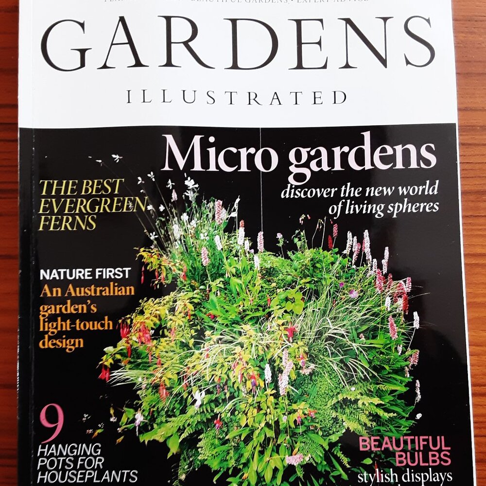 Gardens Illustrated Micro Gardens back Issue Oct 2021